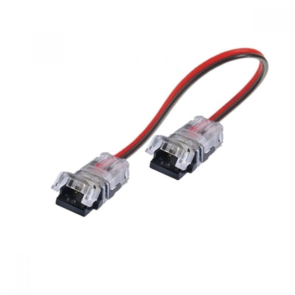 Adaptor intermediate for led strip monochrome wide 10mm with cable 15cm Cuba Lux