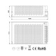 Τροφοδοτικό Led 230V IN -> OUT 12VDC 35W 2.9A IP20 TΩRA Cuba Lux