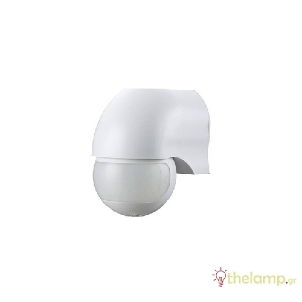 Ανιχνευτής κίνησης τοίχου λευκός 1200W 230V 180° ST12 IP44 Telco