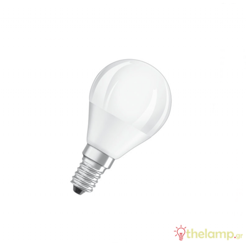 Led γλομπάκι P40 220-240V 5.5W E14 warm white 2700K Classic dimmable Osram