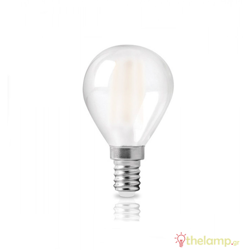 Led γλομπάκι filament G45 6W E14 240V frost cover cool white 4000K Φos_me