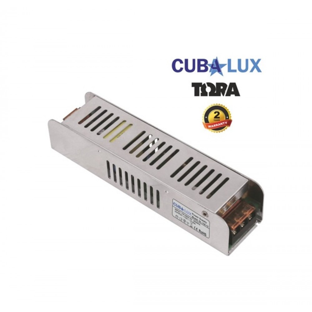 Power supply Led 176-264V IN -> OUT 12VDC 150W 12.5A IP20 TΩRA Cuba Lux
