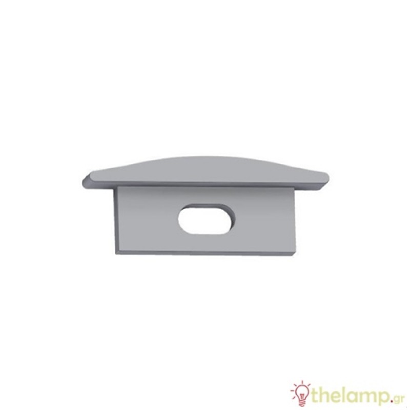 Τερματική τάπα για προφίλ αλουμινίου χωνευτό Cuba Lux