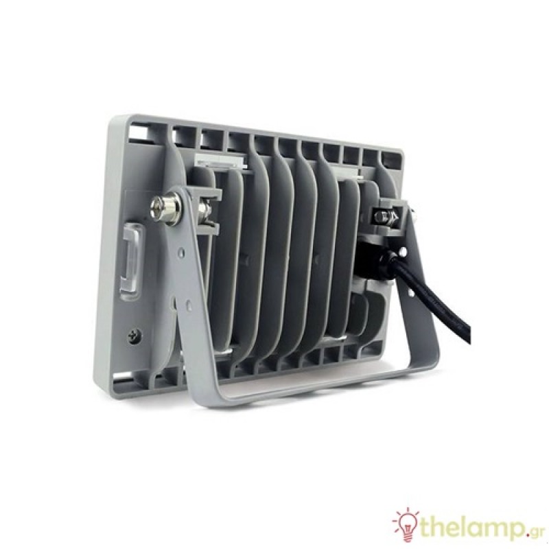 Προβολέας led 20W 12V day light 6000K ασημί FLU20W-DW
