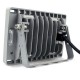 Προβολέας led 20W 12V day light 6000K ασημί FLU20W-DW