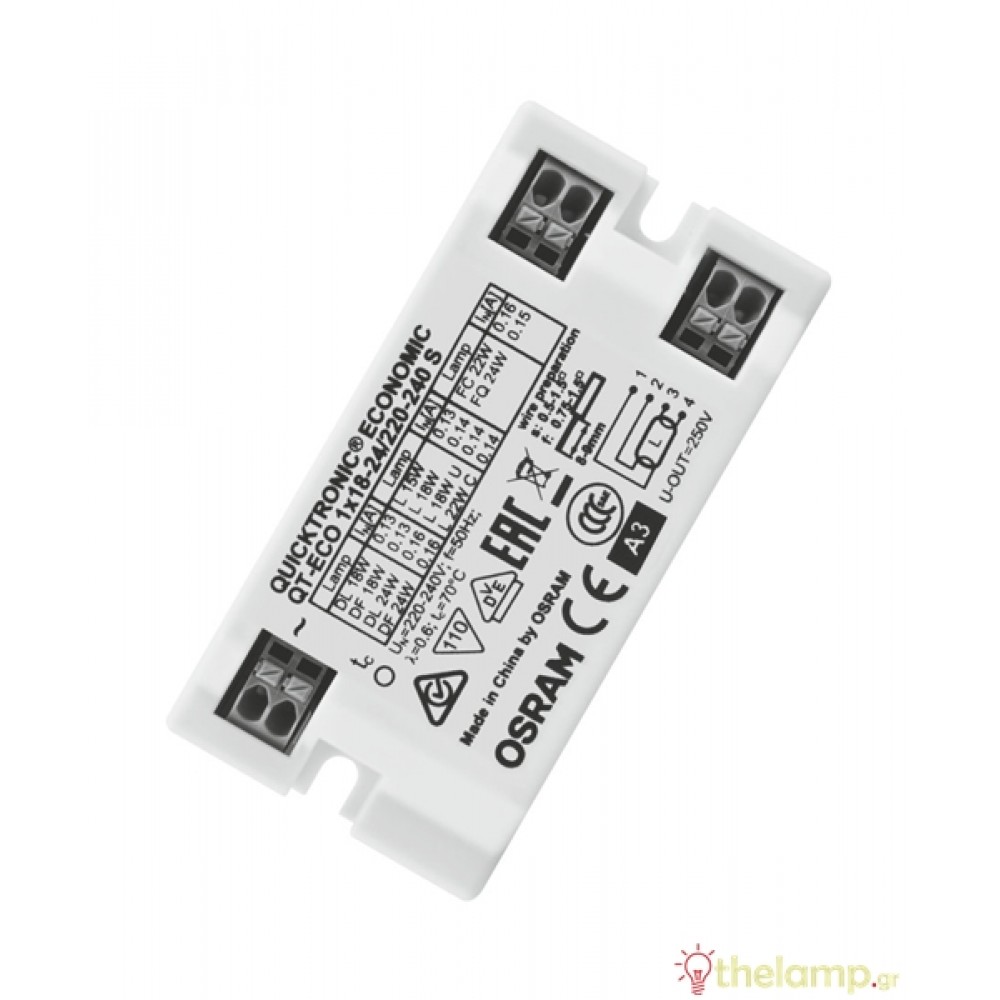 Ballast 220-240V 1x18-24W QT-ECO Osram