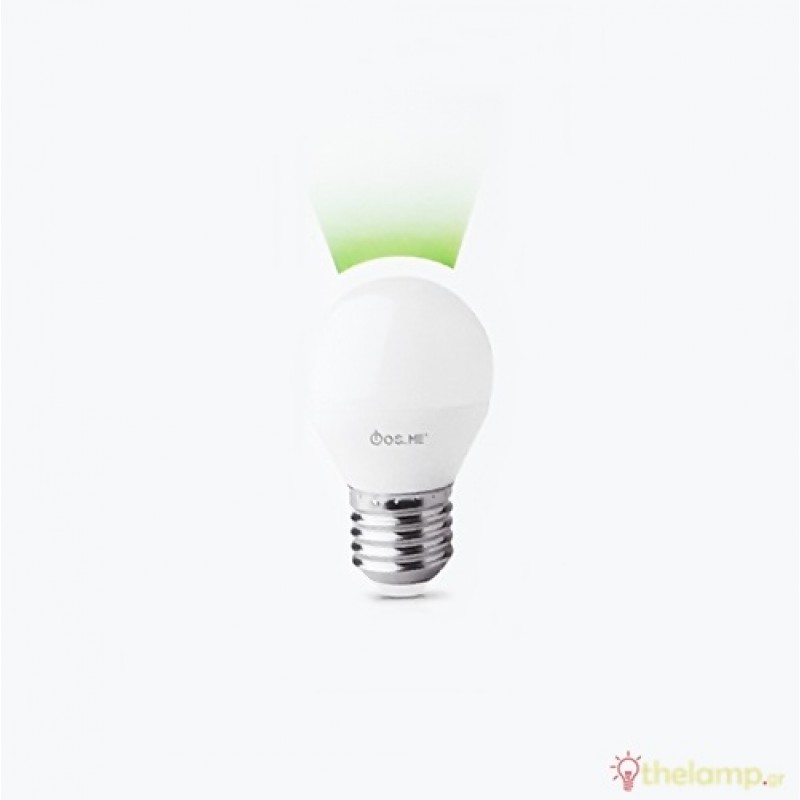 Led γλομπάκι G45 240V 3W E27 πράσινο Φos_me