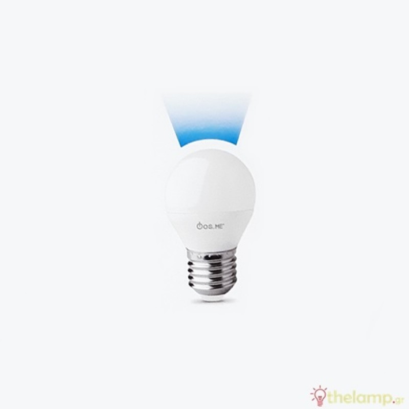 Led γλομπάκι G45 240V 3W E27 μπλε Φos_me