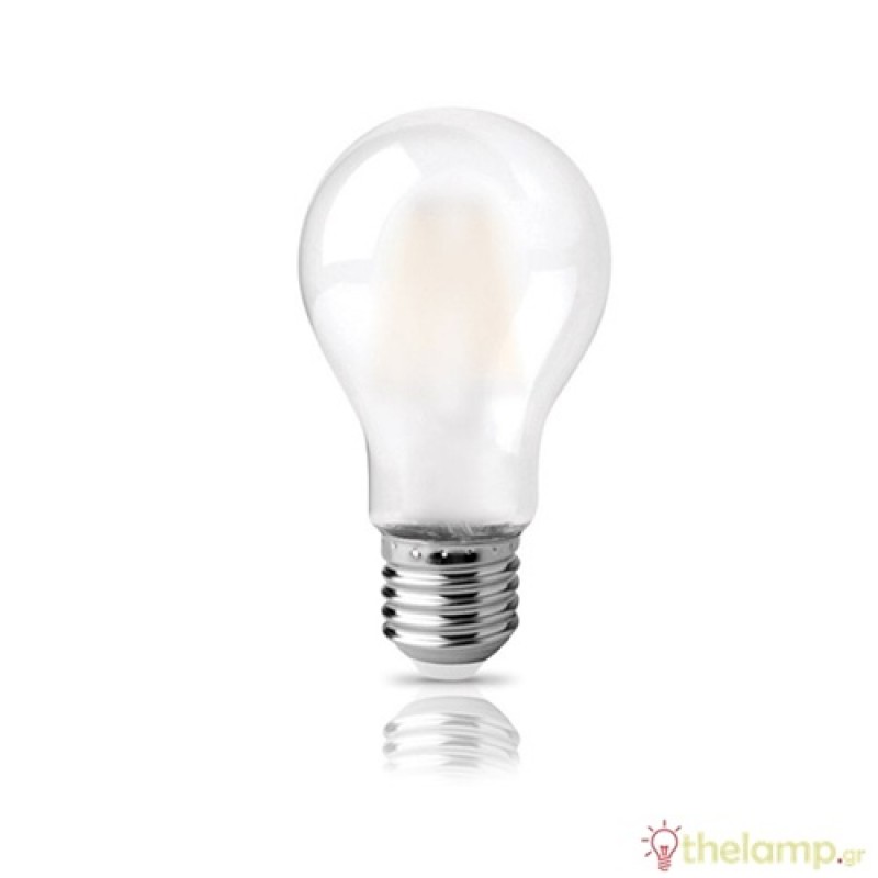 Led κοινή filament A60 220-240V 9W E27  ματ warm white 2800K Φοs_me