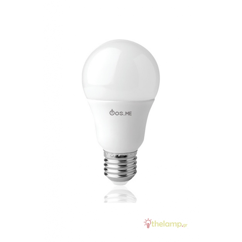 Led κοινή A60 12-24V 10W E27  warm white 2800K Φos_me