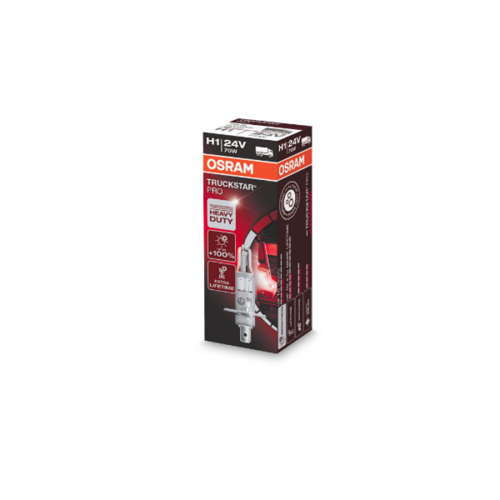Osram 24V 70W P14.5s H1 +100% Truckstar Pro 64155TSP