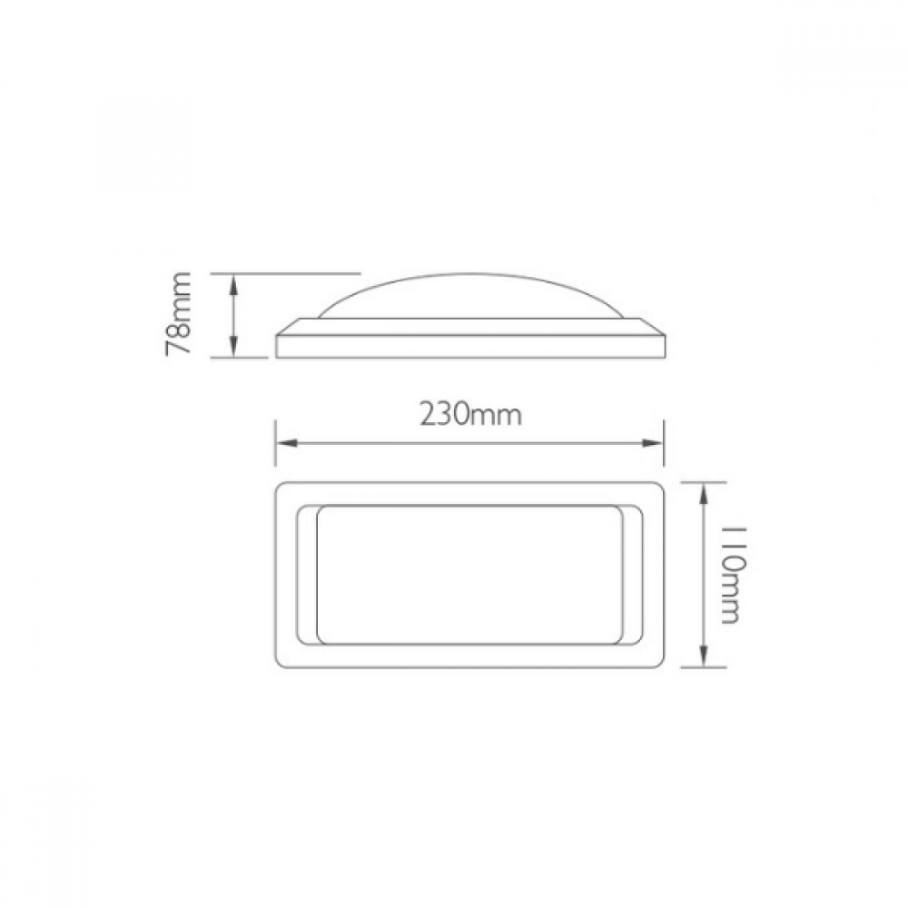 Outdoor wall light white 2xG9 220-240V Fos_me
