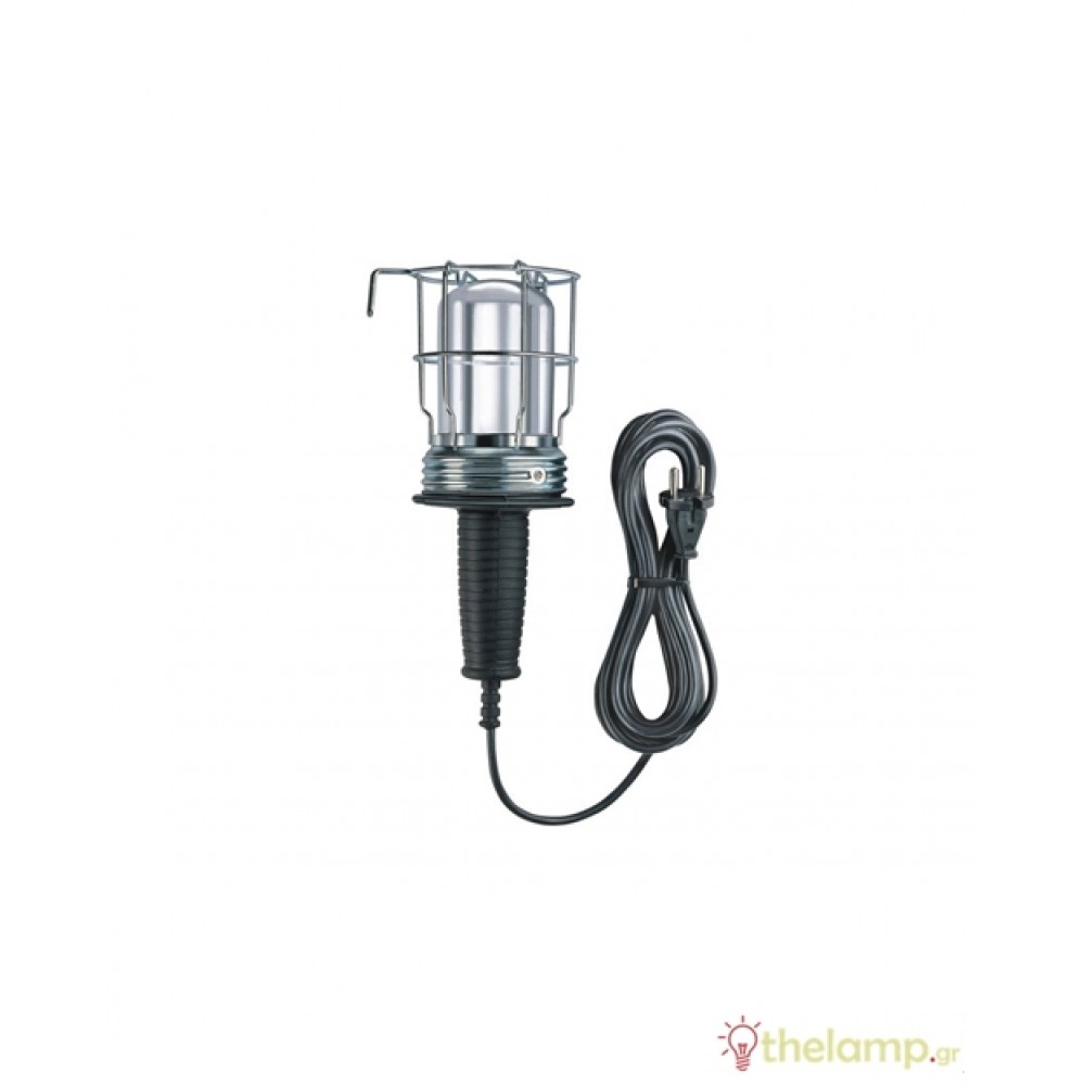 Φωτιστικό συνεργείου με καλώδιο 2x0.75mm 5m E27 μαύρο 1176460 Brennenstuhl