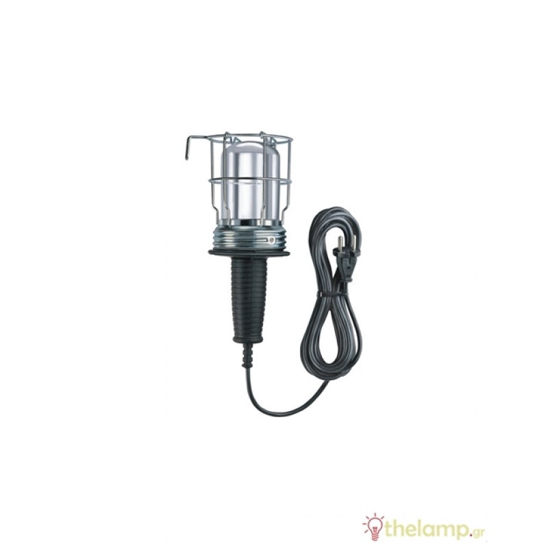 Φωτιστικό συνεργείου με καλώδιο 2x0.75mm 5m E27 μαύρο 1176460010 Brennenstuhl