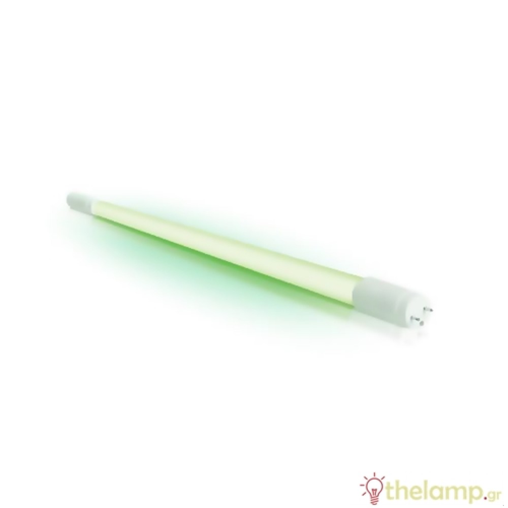 Led φθόριο 22W T8 G13 240V 150cm 360° πράσινο Φοs_me