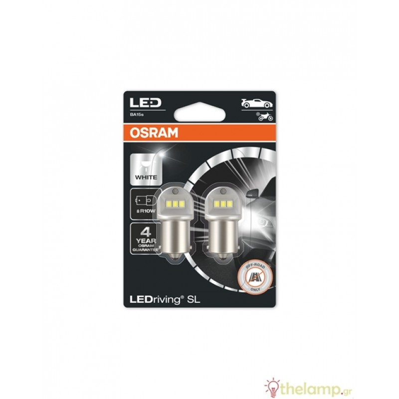 Osram Led 12V 1.2W BA15s cool white 6000K LEDriving Standard DUO blister 5008DWP