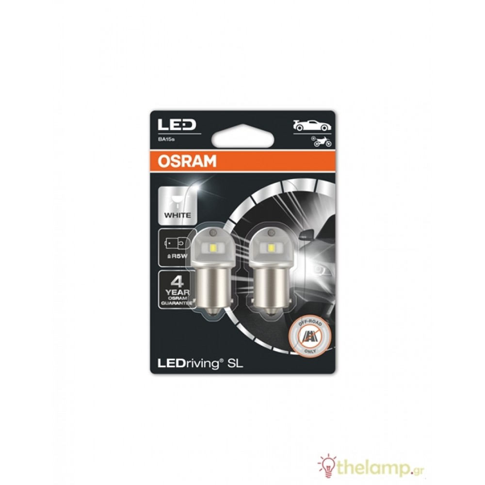 Osram Led 12V 0.5W BA15s cool white 6000K LEDriving Standard DUO blister 5007DWP