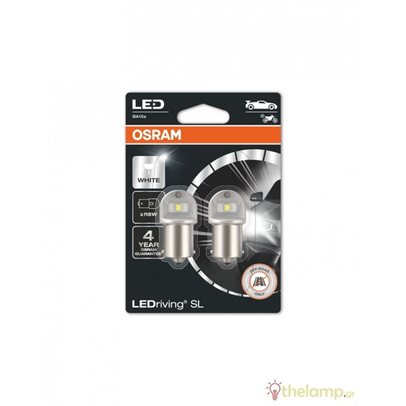 Osram Led 12V 0.5W BA15s cool white 6000K LEDriving Standard DUO blister 5007DWP