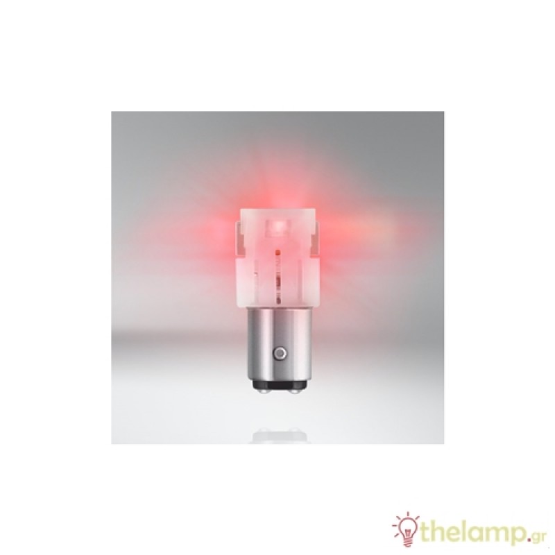 Osram Led 12V 1.40/0.40W BAY15d (P21/5W) Κόκκινο LEDriving Standard DUO blister 7528DRP-02B