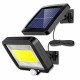 Προβολέας led ηλιακός 260 lumen 120° + sensor day light 6400K μαύρος FX-581