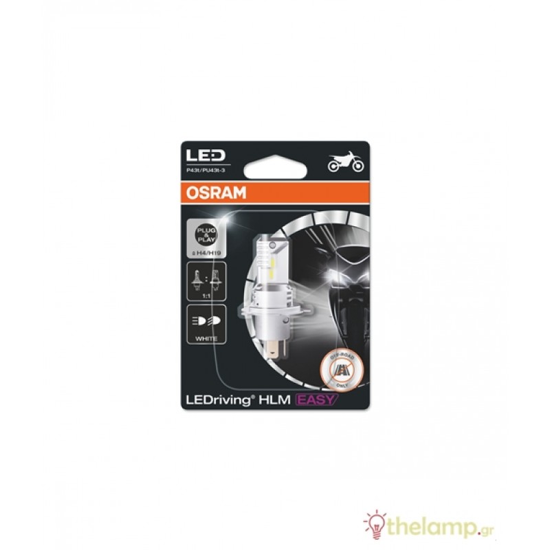 Osram Led 12/24V 16.5W H4/H19 6500K LEDriving HLM EASY Set2 Gen2 64193DWESY