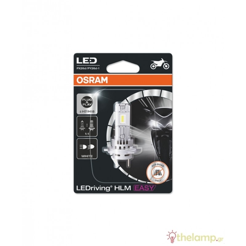 Osram Led 12/24V 16W H7/H18 day light 6500K LEDriving HLM EASY 64210DWESY