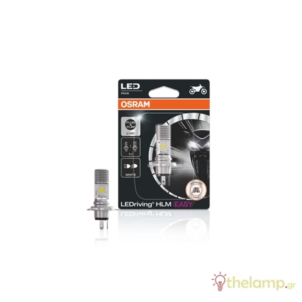 Osram Led 12V 5/5W PX43t HS1 day light 6000K LEDriving HLM EASY HS1 64185DWESY