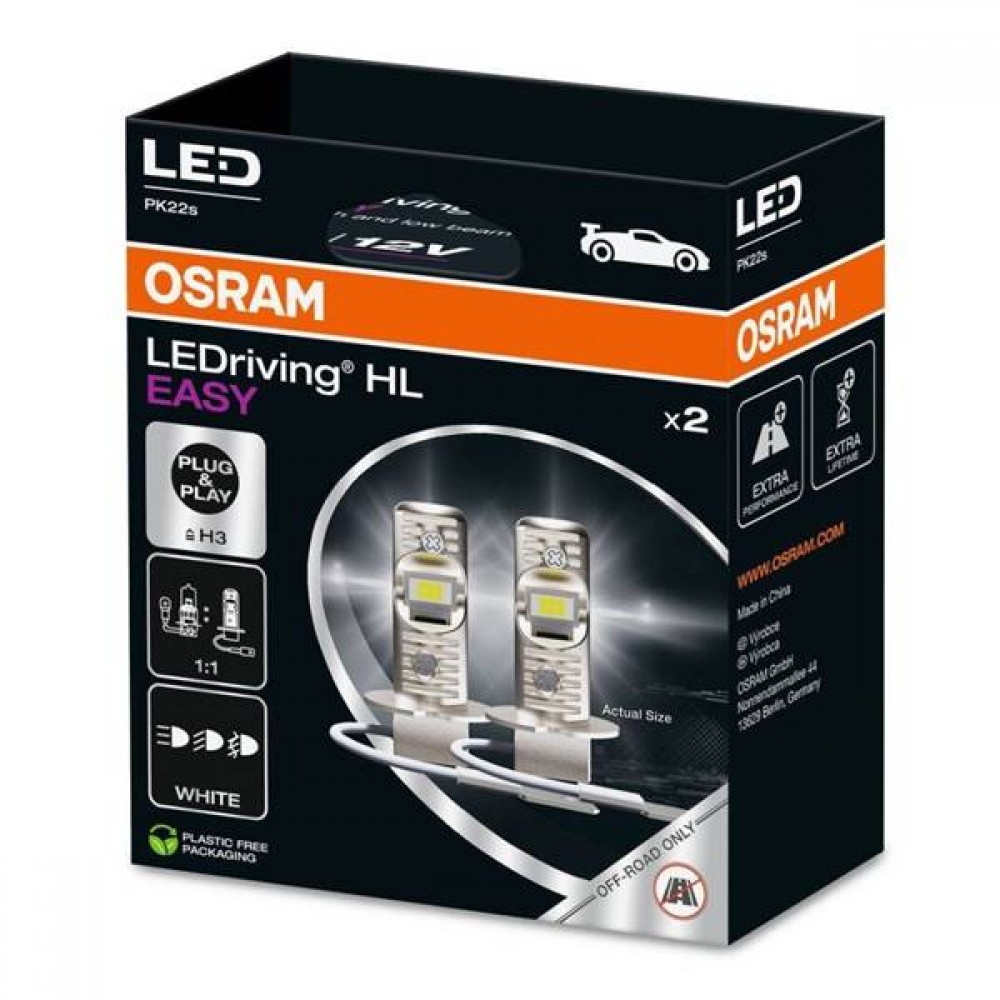 Osram Led 12V 8W H3 day light 6500K LEDriving HL EASY 64151DWESY