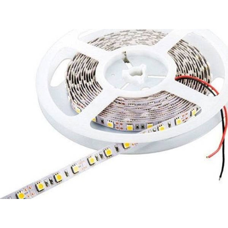 Led ταινία 12V 4.2W 30led warm white 3000K με αυτοκόλλητο TΩRA IP20 Cuba Lux