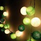 Φωτιστικό γιρλάντα led cotton 0.6W θερμός φωτισμός 20leds μπαταρίας με χρονοδιακόπτη Forest Φos_me