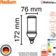 Lamp 29 W Led HPM-Retrofit RL-HRL80 840/E27 Radium