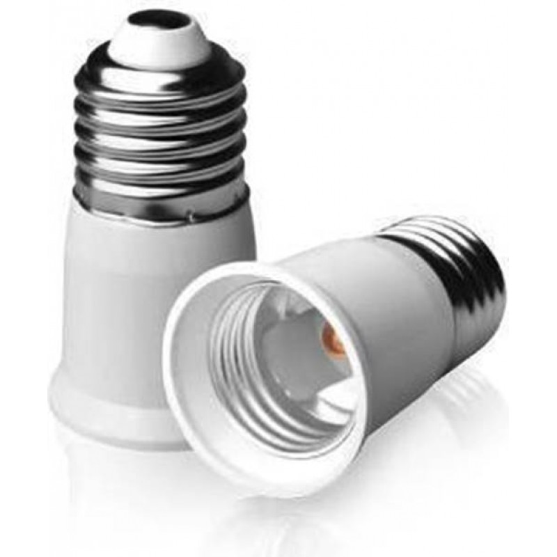 Αντάπτορας ντουί E27 -> E27 λευκό