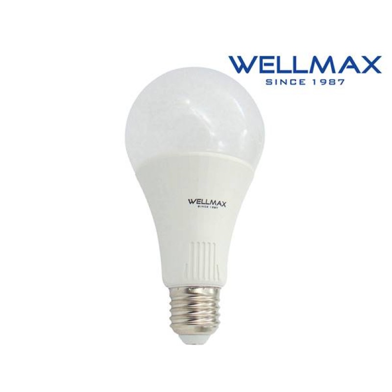 Led κοινή A80 240V 18W E27 warm white 3000K Wellmax