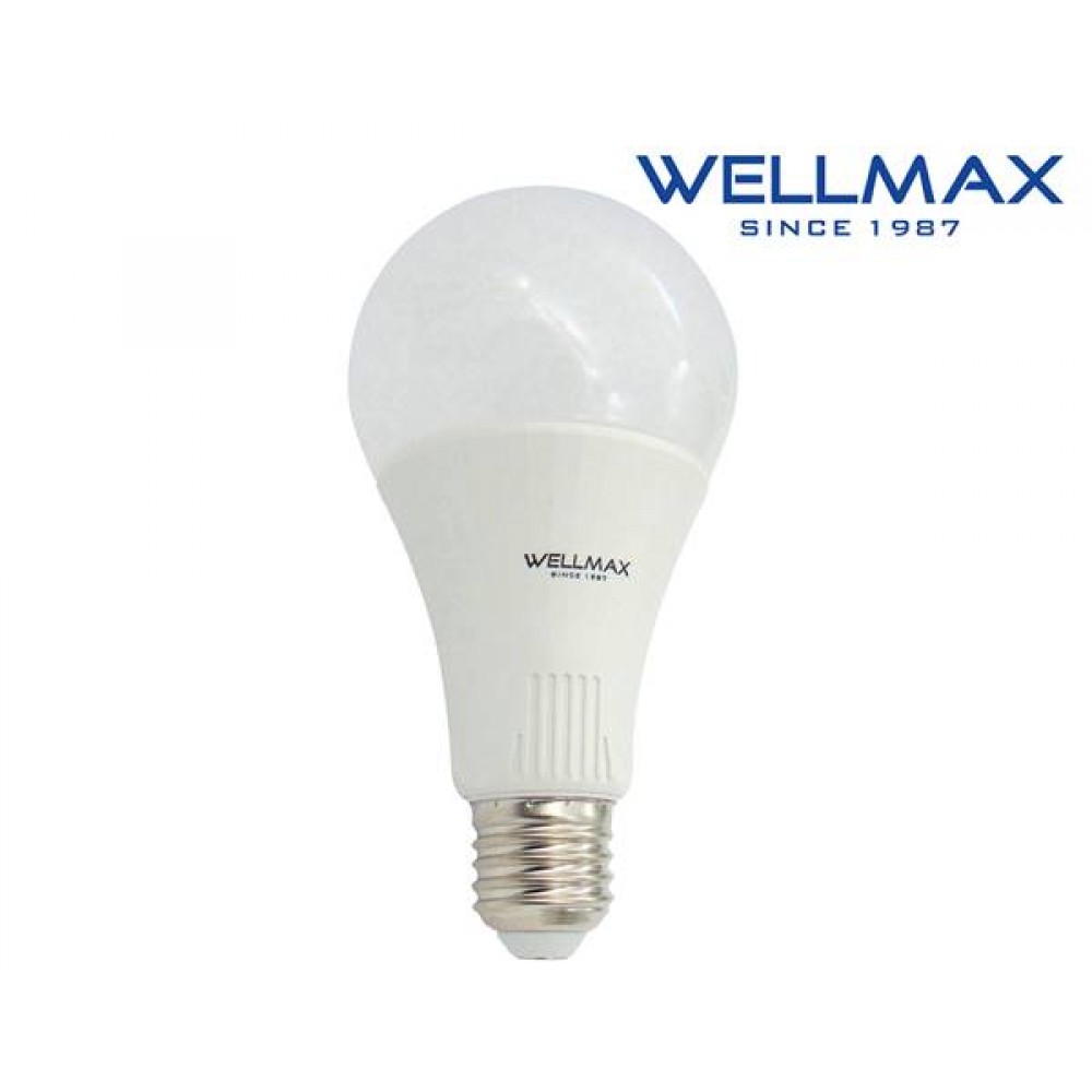 Led κοινή A80 240V 18W E27 day light 6500K Wellmax