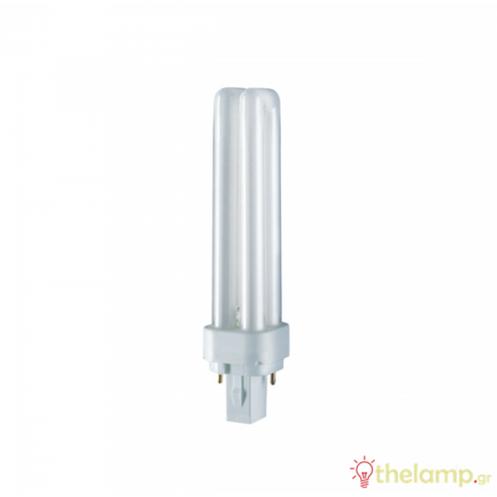 Fluorescent 18W/865 G24D-2 day light 6500K Dulux D Osram