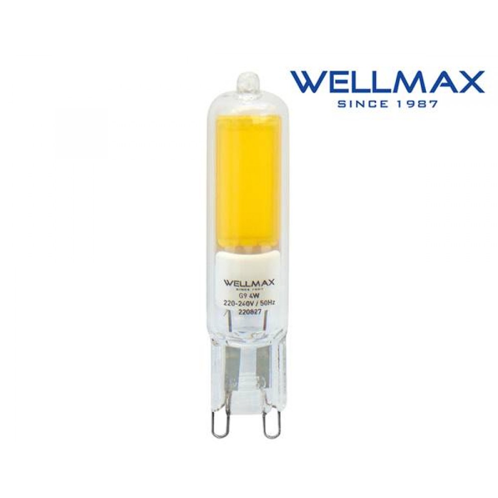 Led G9 4W T16 220-240V Day Light 6500Κ Cob Wellmax