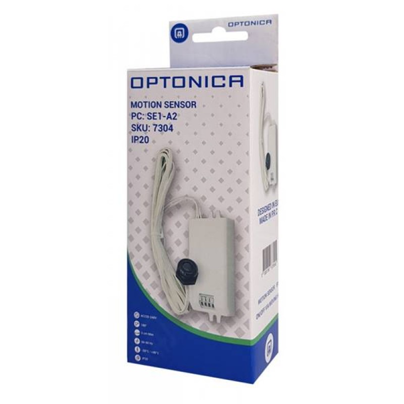Αισθητήρας κίνησης πόρτας 200W 240V 180° λευκός 7304 Optonica