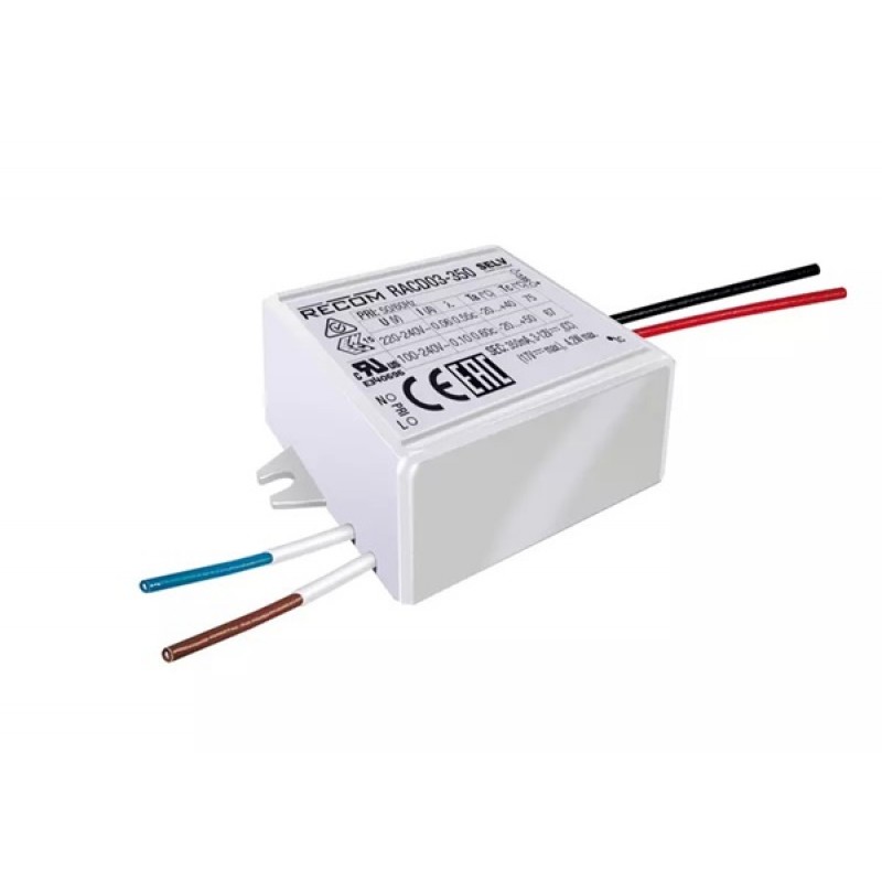 Τροφοδοτικό Led 230V IN -> OUT 3-9,5VDC 4,6W 500mA IP66 RACD03 RECOM