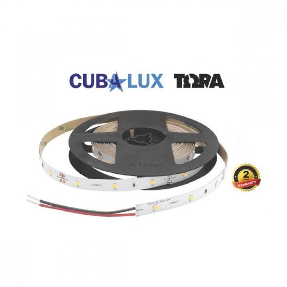 Led strip light 12V 4.2W 30led cool white 4000K with sticker TΩRA IP65 Cuba Lux