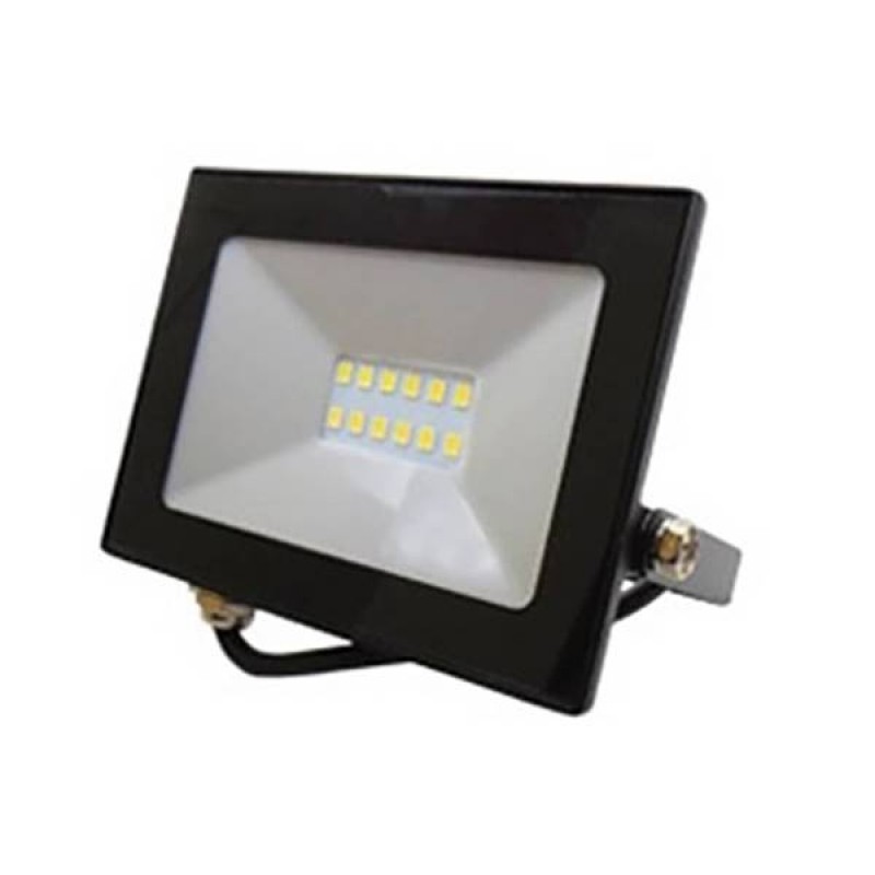 Προβολέας led 10W 230V cool white 4500K μαύρος QY-2501 QNG/RLX