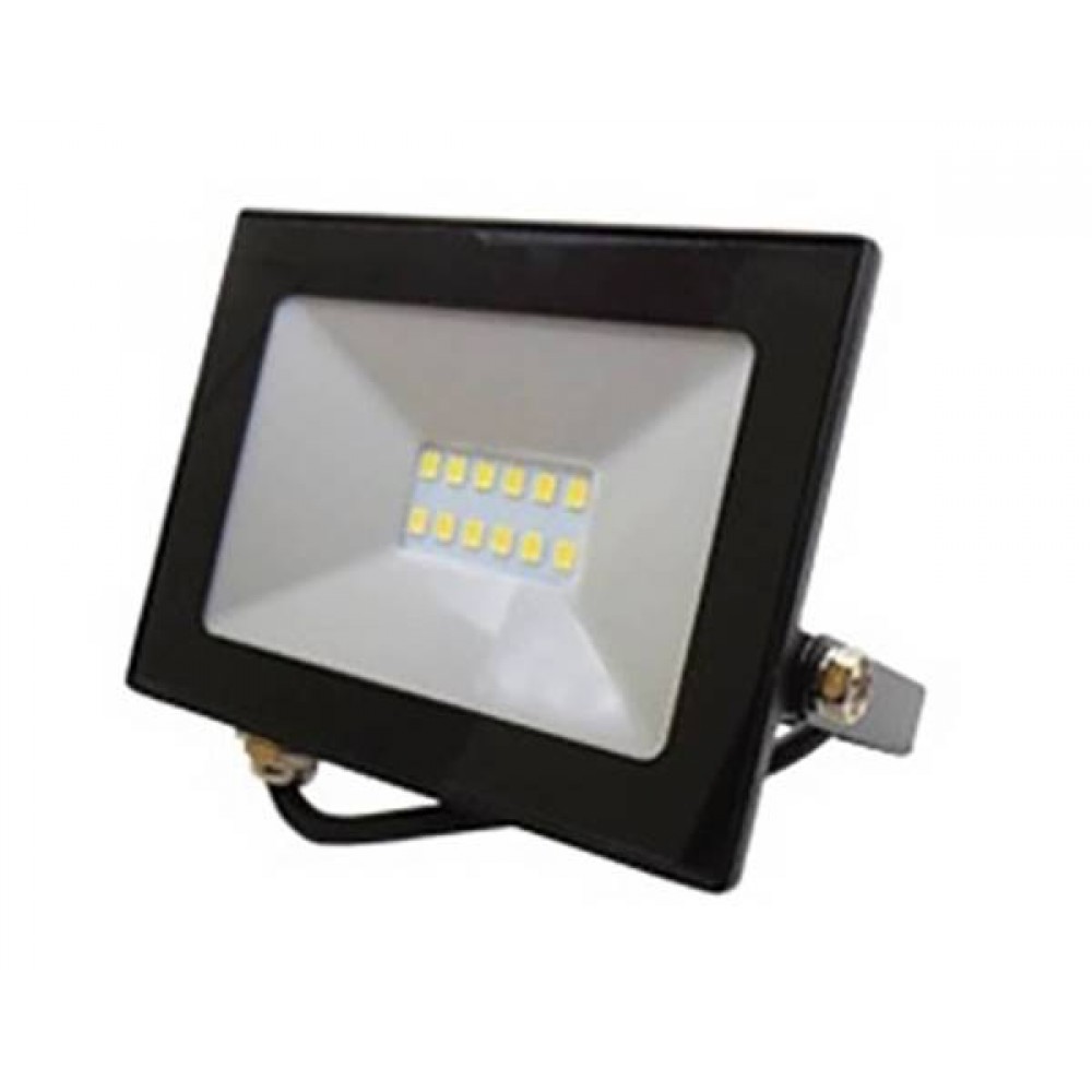 Προβολέας led 10W 230V day light 6500K μαύρος QY-2501 QNG/RLX