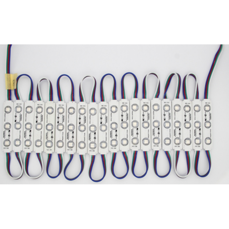Led module 12V DC 0,72W/PC RGB IP67 SMD5050 Ipixel