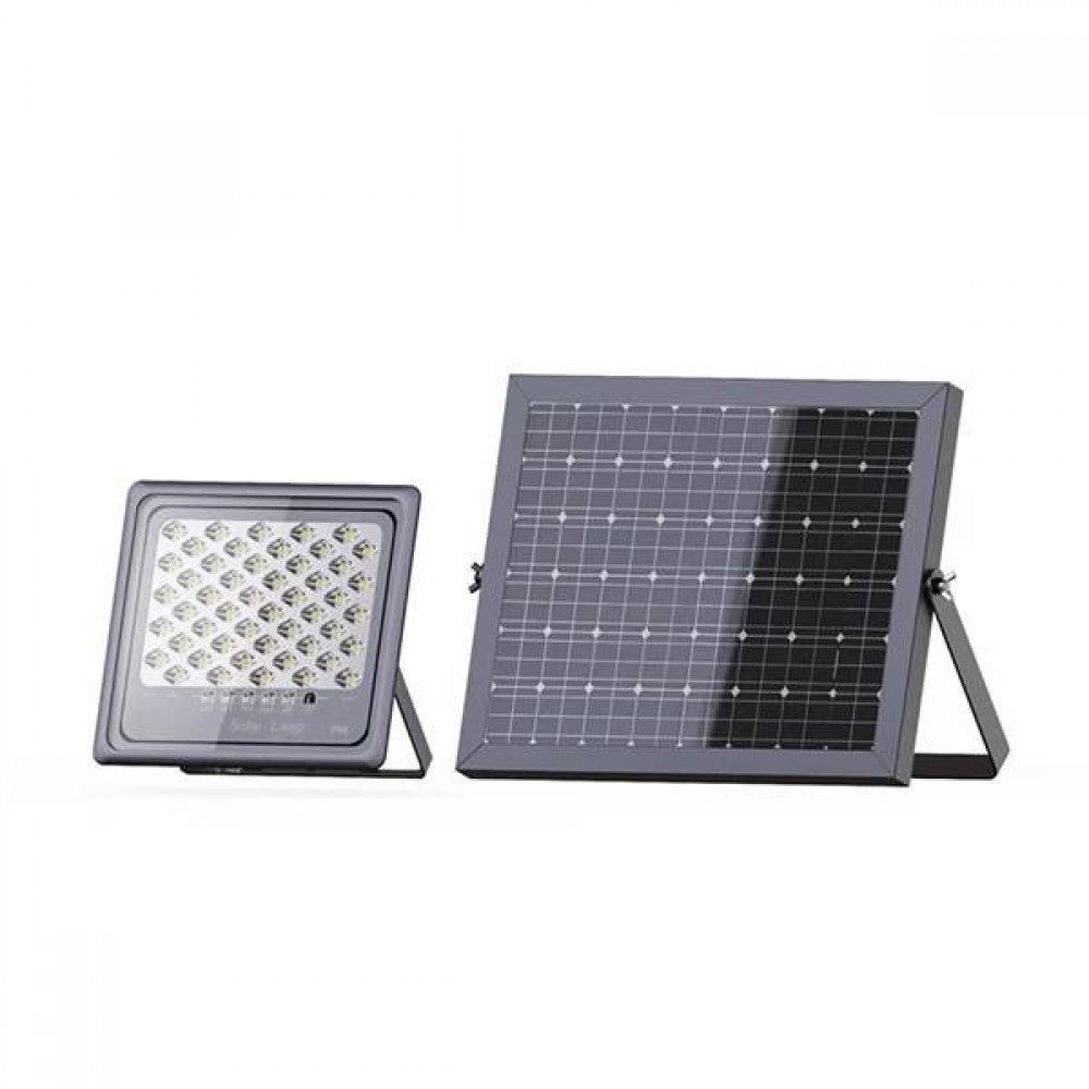 Προβολέας led ηλιακός 15W 120° day light 6500K με τηλεχειριστήριο μαύρος Φos_me