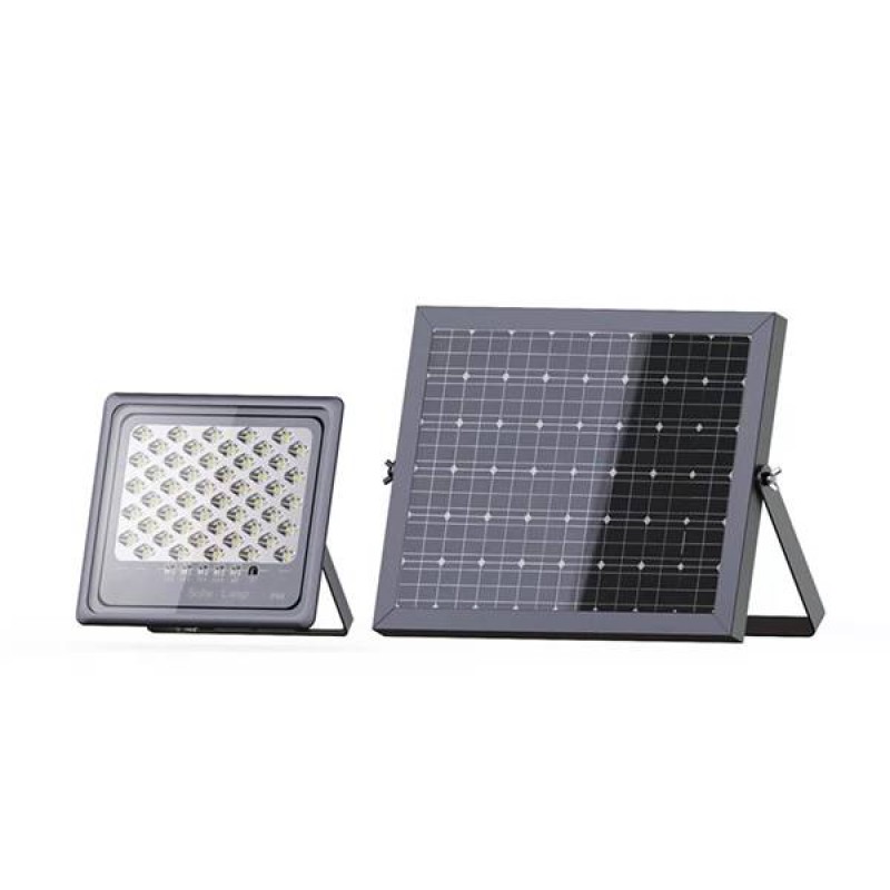 Προβολέας led ηλιακός 15W 120° day light 6500K με τηλεχειριστήριο μαύρος Φos_me