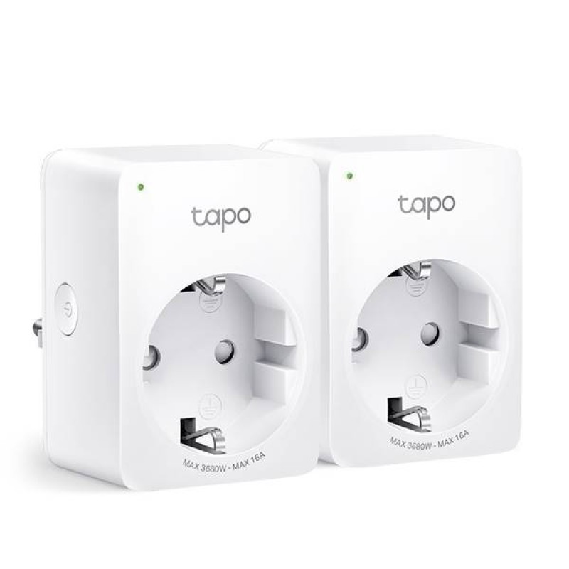Πρίζα σούκο 16A λευκή Smart WiFi P110 (2-PACK) Tapo TP-Link
