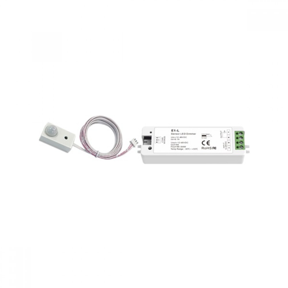 Αισθητήρας κίνησης με καλώδιο 8A 12-24-48V 120° E1L CubaLux