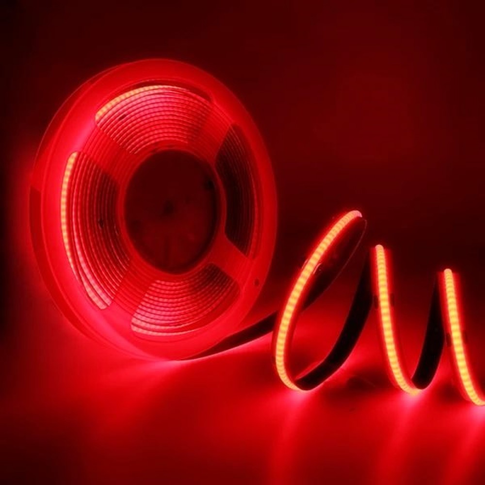 Led strip light COB 24V 11W 480led/m red IP20