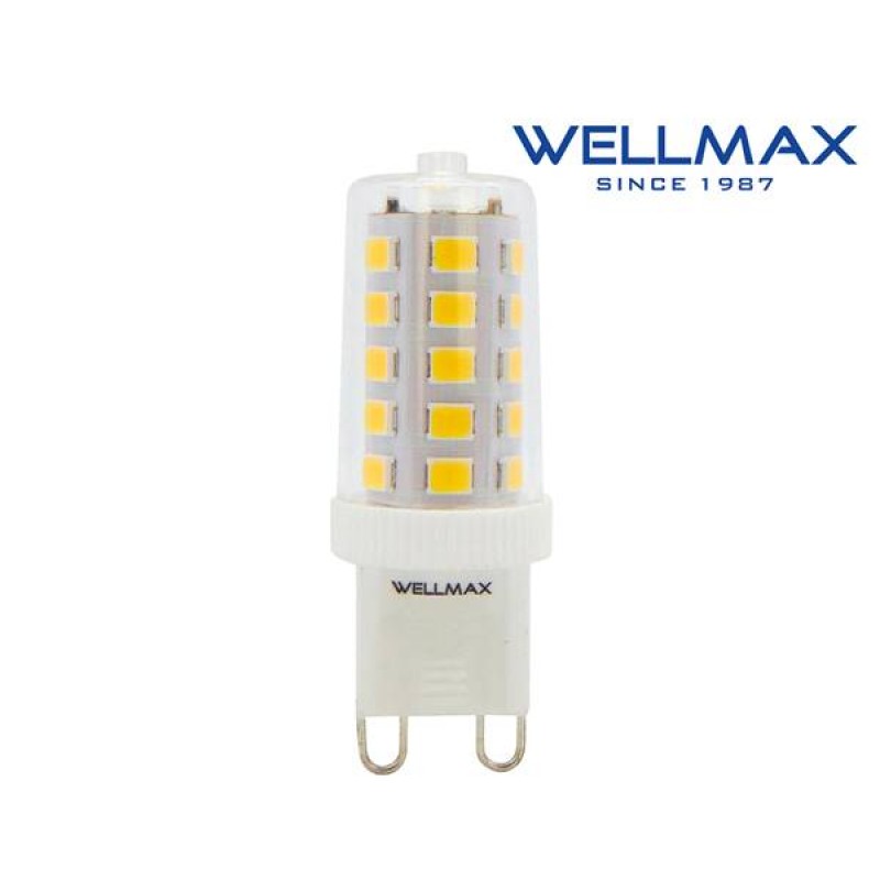 Led G9 3W T16 220-240V Day Light 6500Κ Wellmax