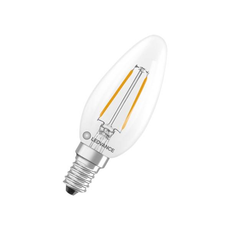 Led κερί filament B25 1.8W E14 240V warm white 2700K LED P CLB25 Osram