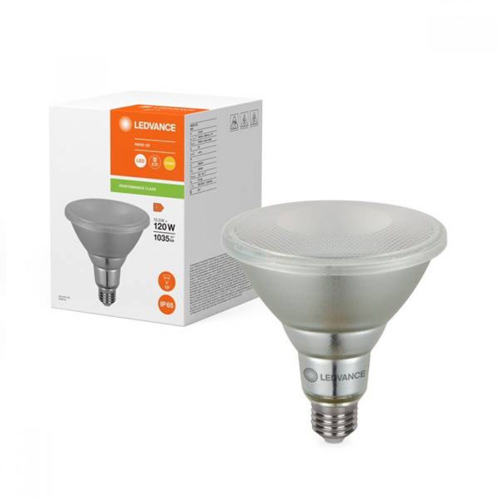 Led spot PAR38 240V 13.5W E27 15* warm white 2700K Ledvance